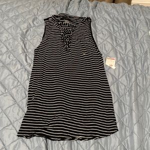 American eagle lace up front tank top